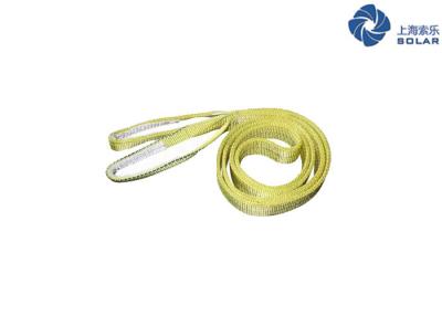 Chine Discount 10T Weaving heavy duty 100% Polyester Webbing Sling 500kg 15 20 30 40 50 Ton Lifting Sling Blet Flat à vendre