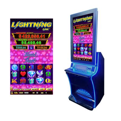 China  Heart Thiob  Indoor Gaming Jackpot Amusement Vertical or Dual Monitor Slot  Game Machine for sale