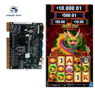 China Jinse Dao 4 in 1 Dragon LCD Screen 4 in 1 Games  Video Slots Game Machine 1 Player Slot Board Cabinet for sale