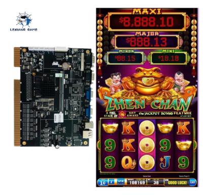 China Red Envelope 4 in 1 Zhen Chan  Game Pcb Slot Game Board Jackpot Game Machine Board For  Amusement Park for sale