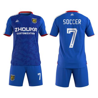 China Sets Bare Jersey Shop Football Shirt Manufacturer Uniforms Soccer Jersey Sublimation Soccer Wear Custom for sale