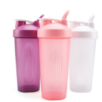 China Wholesale Custom Colors and Sport Viable Logo Gym Shaker Water Bottle Plastic Protein Shaker Cups Bpa Free 600ml for sale