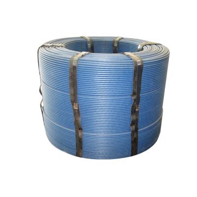 China Construction 15.2mm unbonded roving post tension cable liner prestressed concrete roving 7-Wire for sale