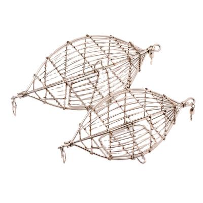 China High Quality S Accessories Stainless Steel Bait Cage Stainless Steel Groundbait Fishing Cage for sale