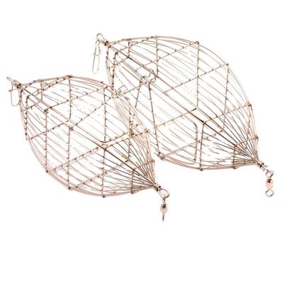 China HOT SALE Bait Baskets Nest Stainless Steel Bait Cage Fish Feeder S for sale