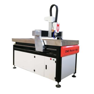 China High Efficiency China Mini Small Stone Cnc Router 9015 Metal Acrylic Stone Aluminum With Mach 3 DSP Controller for sale