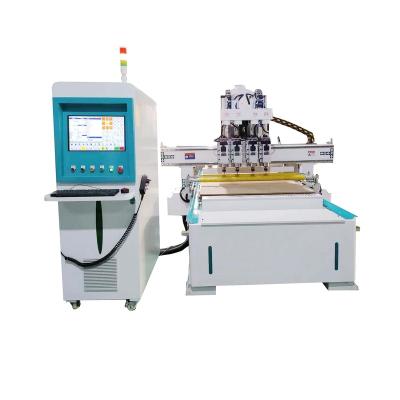 China High efficiency cnc router machine woodworking machinery with 4 axis for furniture making and door driving for sale for sale