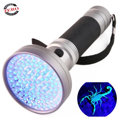 China Emergency scorpion 365nm nichia urine 395nm long distance jexree 100 led flashlight torch UV for sale