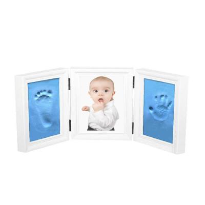 China European / North America Baby-Safe Inkless Footprint and Handprint Kit on Papers for Keepsakes for Baby for sale