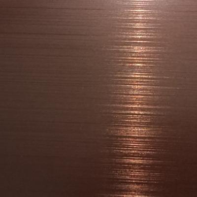 China Hairline 2B Matte Surface Customized Etched Colorful Automotive Stainless Steel Sheet Plate for sale