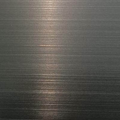 China Foshan Tuotong Etched Automotive Hairline Pattern Electroplate Multicolor Stainless Steel Sheet Plate for sale