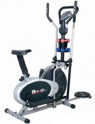 China 100kg home gym home gym fitness equipments/elliptical exercise bike and cross trainer with tornado and ab dumbbells for sale