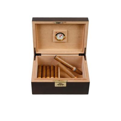 China Save Luxury High Grade Cigar DS Custom Carved Wooden Cigar Box With Password Lock for sale