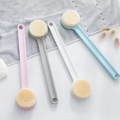 China Long Handle Long Handle Body Brush Shower Bath Brush Skin Dry Brushing Back Scrubber for sale