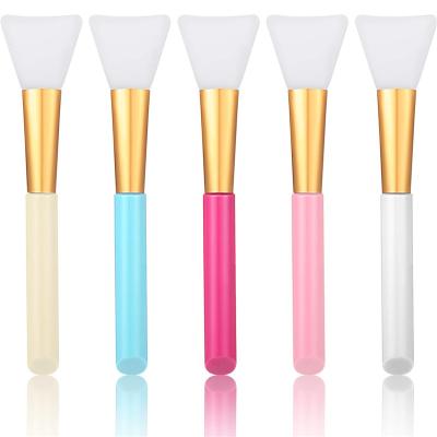 China Soft Feeling And Firming Enough Luxury Clear Silicone Face Clay Mask Applicator Brush for sale