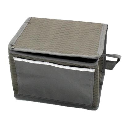 China Gray Insulation Bag Waterproof Nonwoven Insulation Bag Small Nonwoven To-go Bag for sale