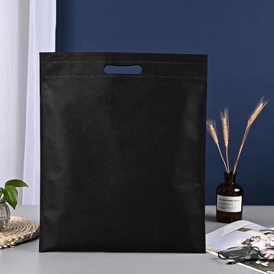 China To Shop High Quality And Cheap D-Cut Customizable Pattern Nonwoven Shopping Bag Accept Logo Customized Color Customized For Purchasing for sale