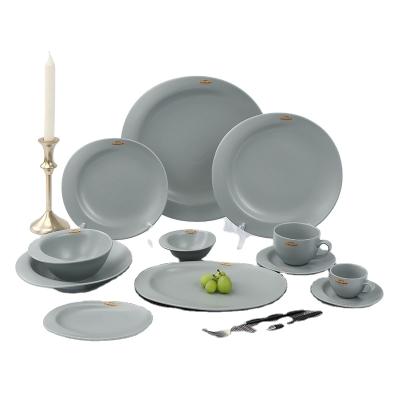 China Cheap viable hot sale good quality creative luxury ceramic dinner set for sale