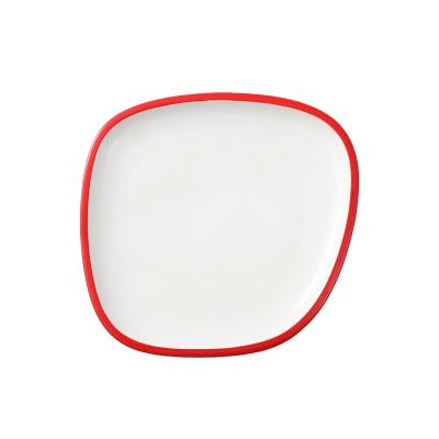 China Sustainable New Type New Design Attractive Price Custom Ceramic Plates for sale