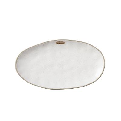 China Minimalist Factory Manufacture Various Quality Stoneware Oval Dishes Gift Set for sale