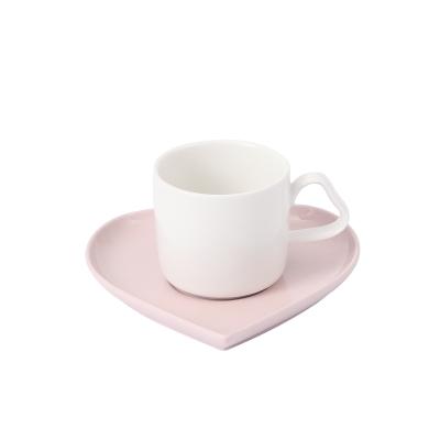 China Use durable cheap hot sale good quality decorative ceramic cup and saucer for sale