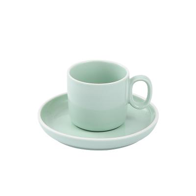 China Wear Durable High Quality Durable Using Various Decorative Ceramic Cup And Saucer for sale