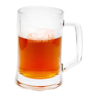 China 23oz Heavy Duty Beer Stein Decorated Craft Beer Glasses for sale