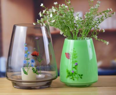 Китай Вазы Handblown винтажные высокорослые Кристл для Centerpieces продается