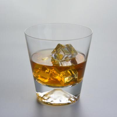 China Vidrio hecho a mano transparente del whisky de la base pesada para el partido en venta