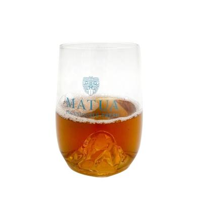 China 14 oz-Whiskyglazen met de Creatieve Bodem van Ijsmontain Te koop