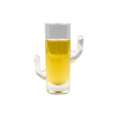 China Wedding Favors Crystal 2 Oz Cactus Tequila Shot Glass for sale