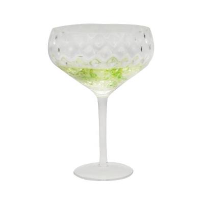 China Optical Pineapple Shape Giant Crystal Cocktail Glasses for sale