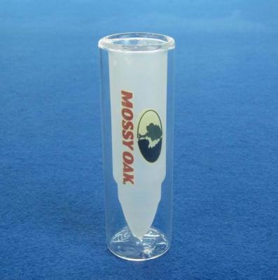 China Bullet Shaped Double Wall 45ml Unique Shot Glasses for sale