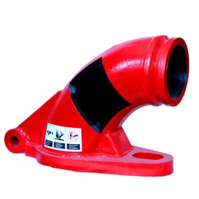 China Delivery Schwing Concrete Pump Parts Concrete CAST IRON ELBOW 148MM x 90 DEGREE for sale