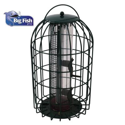 China Durable Hanging Small Brass Squirrel Proof Nut And Seed Bird Feeder for sale