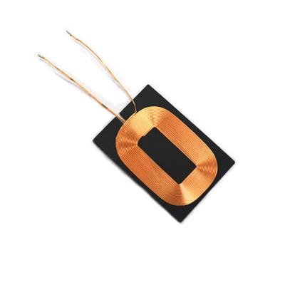 China For Charger Inductor Coil Zycoil Qi Copper Wire Inductor Receiver Coil Air Core Moving Wireless Coil for sale