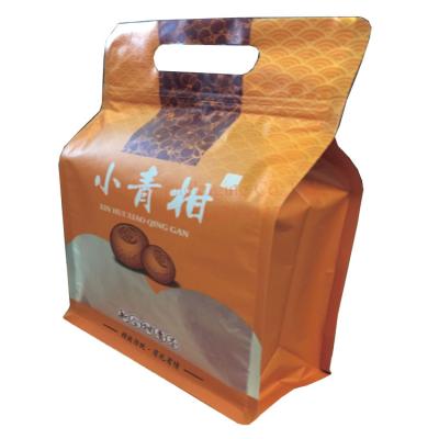 China Wholesale Resealable Manufacturer Flat Bottom Zipper Bag Peanut Nut Fruit Food Plastic Packaging Bags Recyclable Moisture Proof Moisture Proof for sale