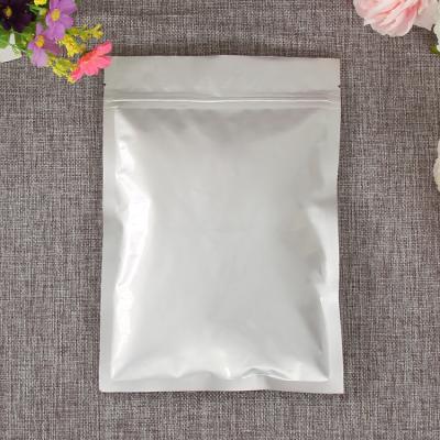 China Moisture Proof IN STOCK Ready To Ship Aluminum Foil 3 Side Seal Single Zipper Bag for sale