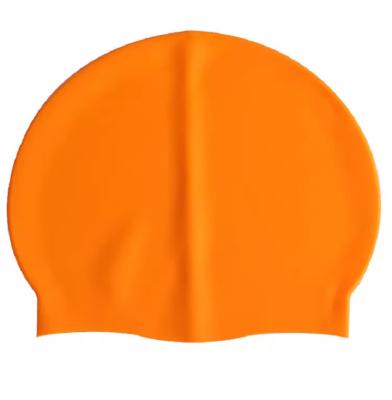 China Eco-friendly Material Personalized Waterproof Logo Silicone Swimming Caps Custom Swim Cap for sale