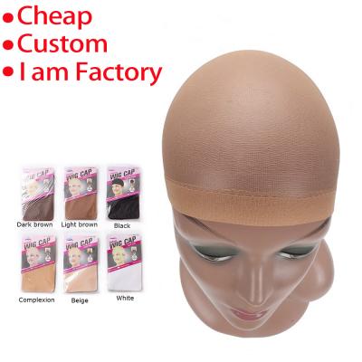 China Wholesale Custom Breathable Naked Stocking Stretchy Nylon Wig Cap Wig Caps To Make Wig Available For Bulk Order for sale