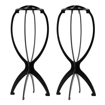 China Wholesale Price High Quality Plastic Folding Wig Stand Display Wig Stand Foldable Wigs/Wigs Stand Wig Stand for sale