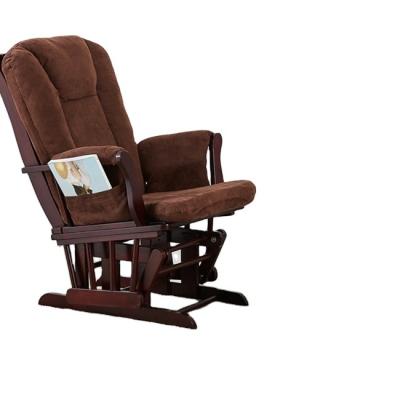 China 2020 Hot Selling Leisure Chair And Comfortable Recliner Rocking Chair With Padded Cushions And Foot Stool for sale