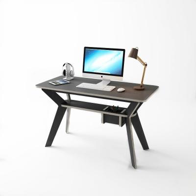 China Newest Easy Assembly Design Office Homeoffice Wooden Computer Desks With Box For Plywood Home Office Furniture for sale