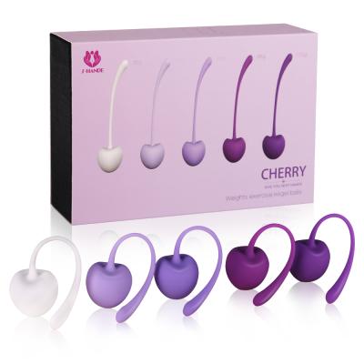 China For kegel exercise for different kegel exercise cherry shape weight kegel balls for pelvic floor muscle kegel exercise for female health for sale