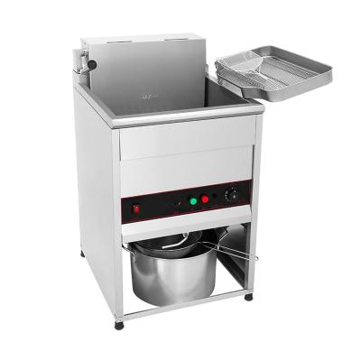 China food & Factory YUESHEN 380V/9KW Electric Deep Fryer Double Tank Electric Deep Fryers Chicken Beverage Turkey Electric Deep Fryers for sale