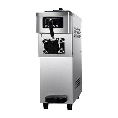 China Snack Factory Hot Commercial Full Automatic Vertical Soft Serve 25L Rainbow Ice Cream Machine for sale