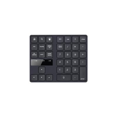 China Wireless rechargeable mini 2.4Ghz numeric keypad for laptop and PC single hand keyboard can be customized logo for sale