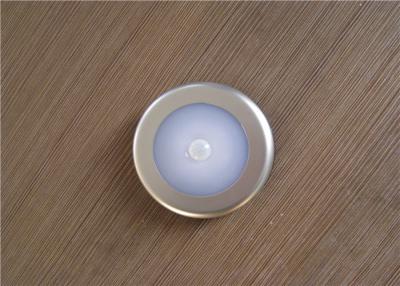 China Circular Motion Sensor Night Light , Warm White Battery Operated Night Light For Nursery for sale