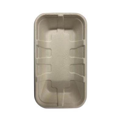 China Biodegradable Eco Friendly Customizable Newest Design Good Price Bagasse Take Away Pulp Box Ansh Bowl for sale