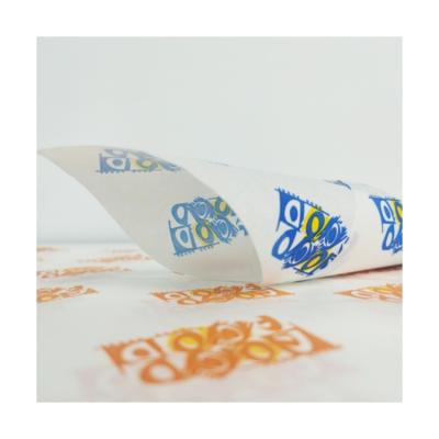 China Disposable Customizable Wholesale Bag Customized Food Take Out White 40g Place Mat Greaseproof Paper Packaging for sale